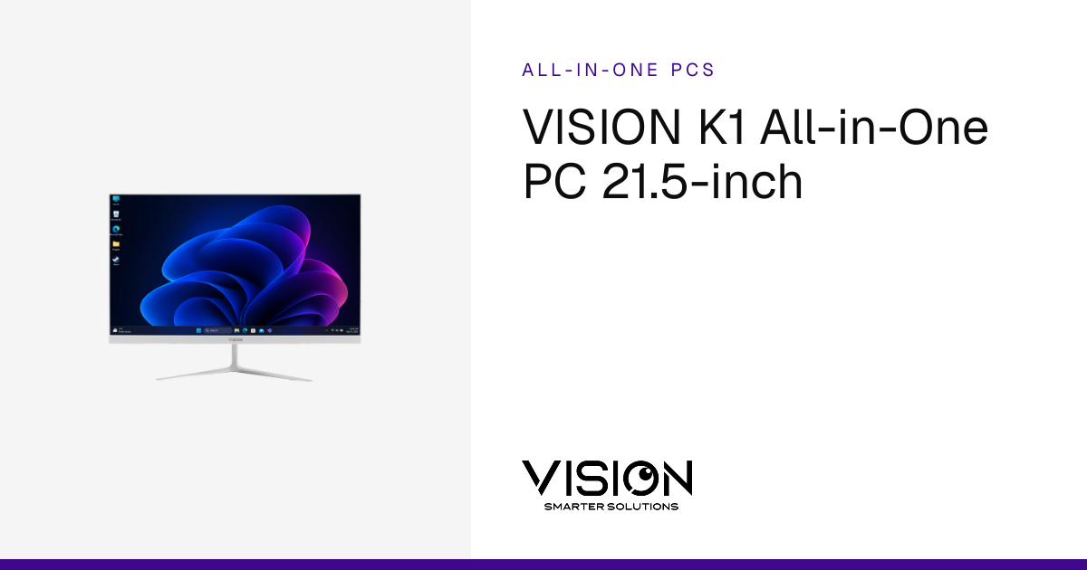 VISION K1 21.5-inch Full HD All-in-One PC